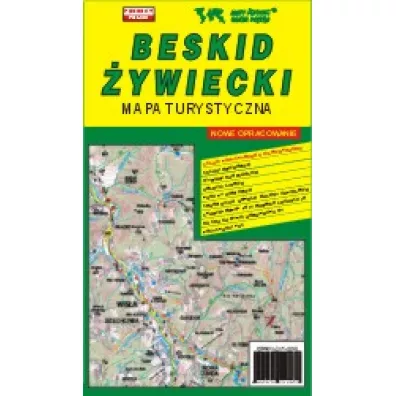 Beskid �ywiecki 1:61 000 mapa turystyczna PI�TKA