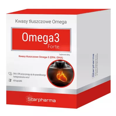 Starpharma Omega-3 forte Suplement diety 60 kaps.