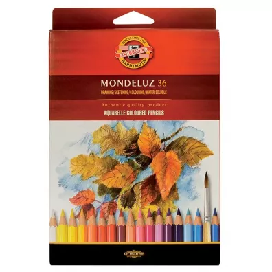 Koh-I-Noor Kredki akwarelowe Mondeluz 3719 36 szt.