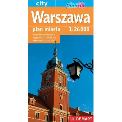 Warszawa. Plan miasta Plastik w skali 1:26 000