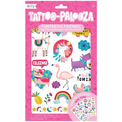 Kolorowe Baloniki Tatua�e zmywalne Tattoo Palooza - Przyjaciele
