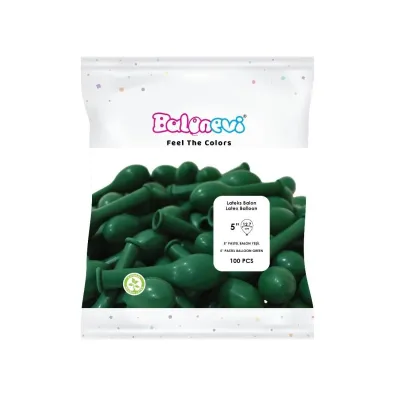 GoParty Balony lateksowe Pastel zielone 12cm