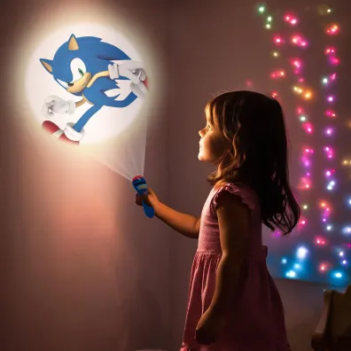 Sonic the Hedgehog Latarka z projektorem Sonic Lexibook LTC050SN