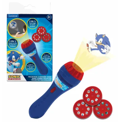 Sonic the Hedgehog Latarka z projektorem Sonic Lexibook LTC050SN