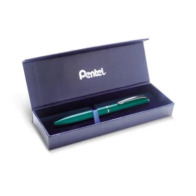 Pentel Eleganckie pi�ro kulkowe EnerGel BL2007-S zielone w etui 0.7mm