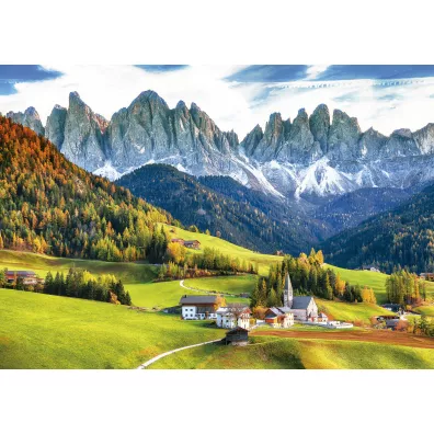 Puzzle 2000 el. Jesie� w Dolomitach, W�ochy Educa