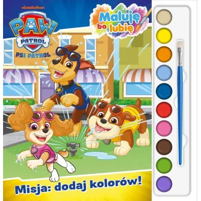 Misja: dodaj kolor�w! Psi Patrol. Maluj� Bo Lubi�