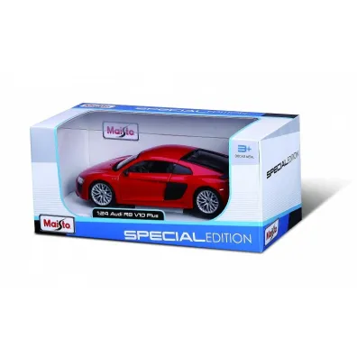 MAISTO 31513 Audi R8 V10 plus czerwone, samoch�d 1:24