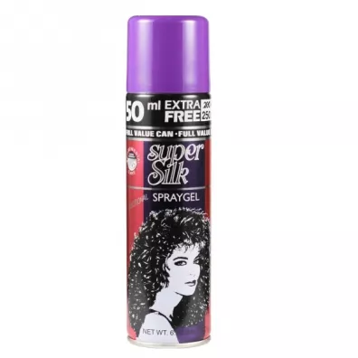 Super Silk Spray Gel �el w sprayu Mokra W�oszka 250 ml