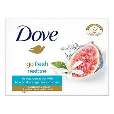 Dove Go Fresh Restore mydło w kostce Blue Fig & Orange Blossom Scent 100 g