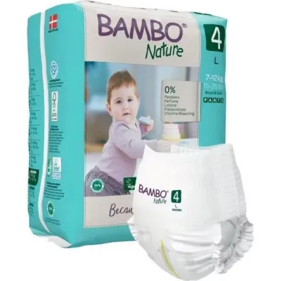 Bambo Nature Pieluchomajtki Pants 4 L (7-12 kg) 20 szt.