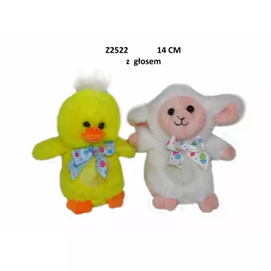 Zwierz�ta z g�osem 14cm MIX Sun-Day