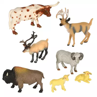 Figurki zwierz�ta zoo zestaw do zabawy