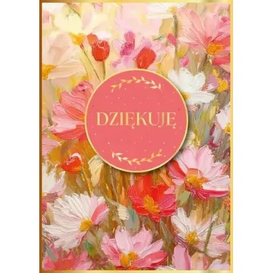 Armin Style KARNET DZIEKUJE B6 Z KOP AS GM-1232 FOL
