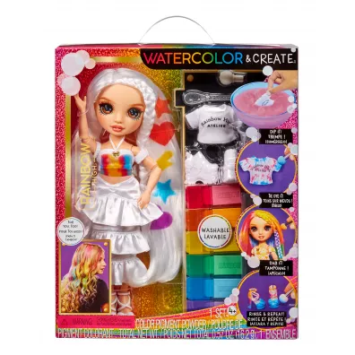 Lalka Rainbow High Watercolor & Create  akcesoria MGA 507598EUC Mga Entertainment