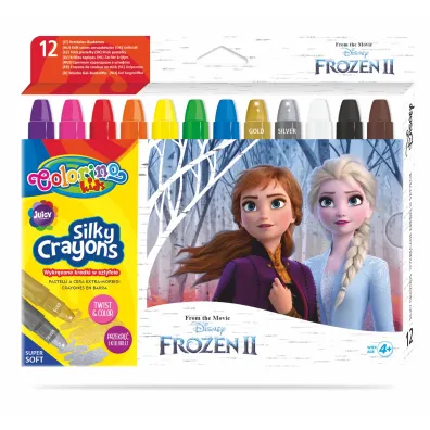 Patio Kredki �elowe wykr�cane Colorino Kids Frozen 12 kolor�w
