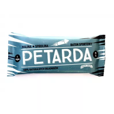 Zmiany Zmiany Baton Petarda z malin� i spirulin� bezglutenowy 70 g