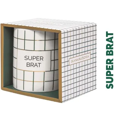 Be-Happy Gifts Kubek Super Brat