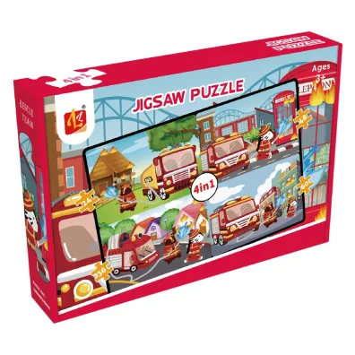 Puzzle 4w1 Stra� Po�arna Askato