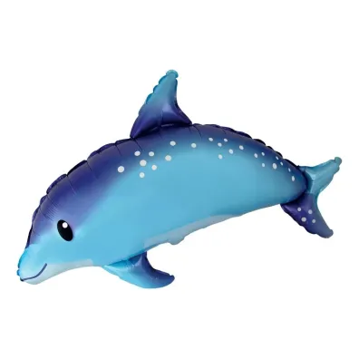 Godan Balon foliowy S�odki Delfin niebieski 61cm