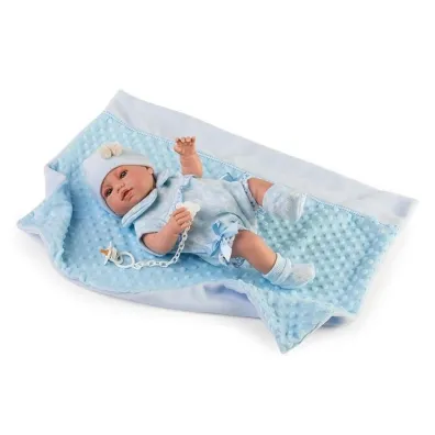 Lalka hiszpa�ska bobas Mantita z akcesoriami 42cm Berbesa
