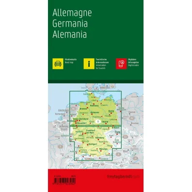 Mapa Niemcy 1:500 000