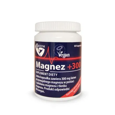 Medi-Flowery Magnez+300, 300Mg Suplement diety 60 kaps.
