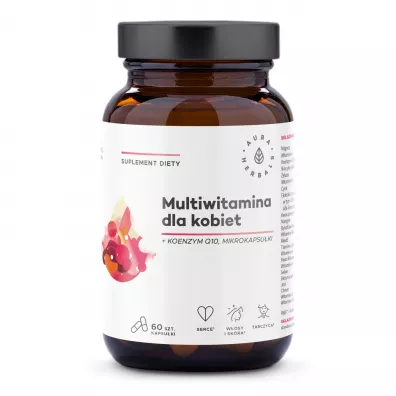 Aura Herbals Multiwitamina dla kobiet suplement diety 60 kaps.