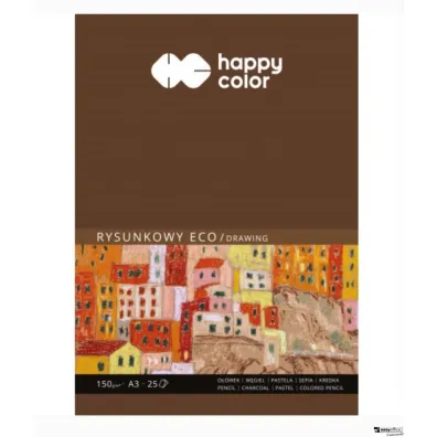 Blok rysunkowy eco A3/25K 150g HAPPY COLOR