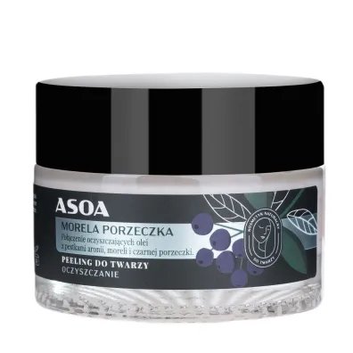 Asoa Peeling do twarzy Morela-Porzeczka 50 ml