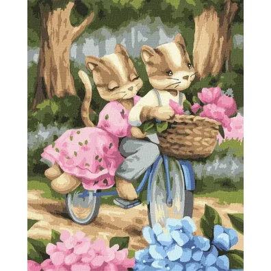 Ideyka Malowanie po numerach - Romantyczna podr� 40x50cm