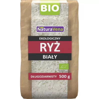 NaturaVena Ry� bia�y d�ugoziarnisty 500 g Bio