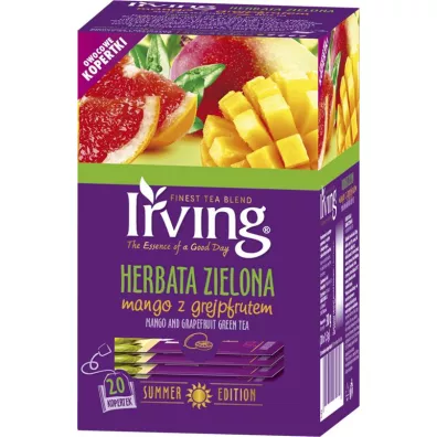 Irving Herbata zielona mango z grejpfrutem 20 szt.