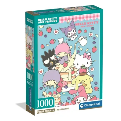 Puzzle 1000 Compact Hello Kitty 37117 Clementoni