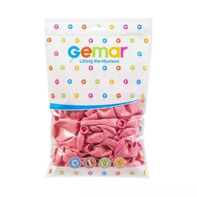 Gemar Balony pastelowe r�owe 100 szt.