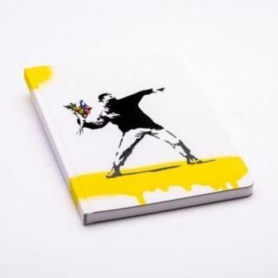 Zdjęcia - Notatnik Pininfarina Notes A5/128K Banksy - The Flower Thrower 