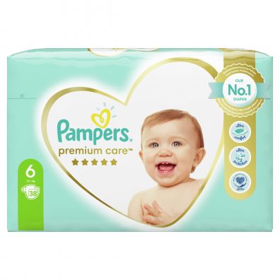 Pampers Pieluchy Extra Large 6 Premium Care (13+ kg) 38 szt.