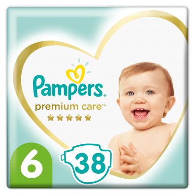 Pampers Pieluchy Extra Large 6 Premium Care (13+ kg) 38 szt.