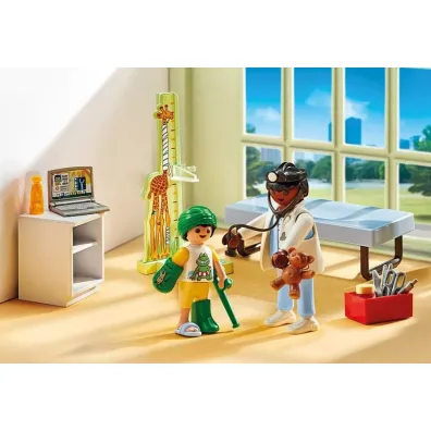 Playmobil Action Heroes Pediatra z pluszowym misiem 71619