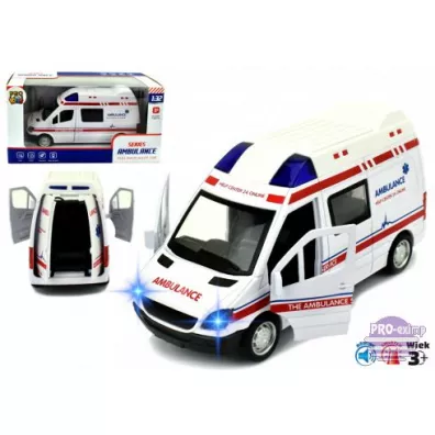 Pojazd metalowy - karetka 15cm Pro Kids