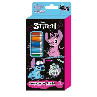 Beniamin Pastele olejne Jumbo Stitch Black 12 kolor�w