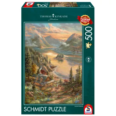 Puzzle 500 el. PQ Thomas Kinkade nad jeziorem Schmidt