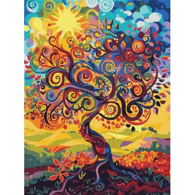 Ideyka Malowanie po numerach - Drzewo �ycia 30x40cm