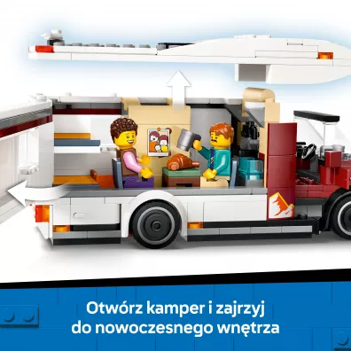 LEGO City Wakacyjny kamper pe�en przyg�d 60454