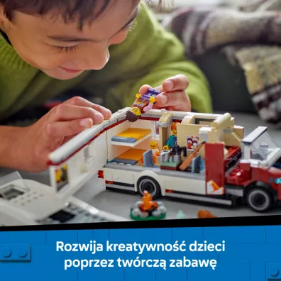 LEGO City Wakacyjny kamper pe�en przyg�d 60454