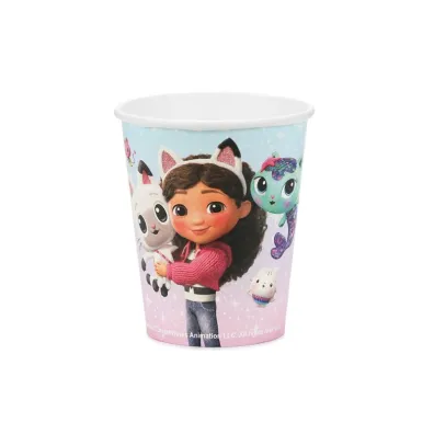Kubeczki Koci Domek Gabi, mix, 250 ml  1 op. / 6 szt.