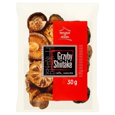 House of Asia Grzyby Shiitake ca�e suszone 30 g