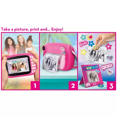 Barbie Print Cam Instant Photos Lisciani