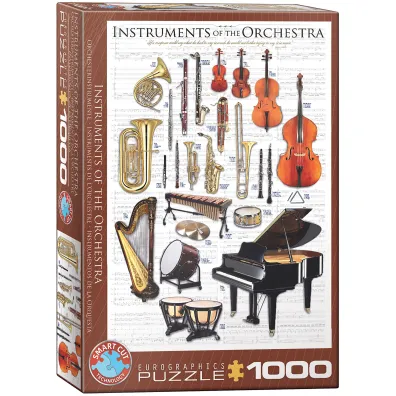 Puzzle 1000 el. Instrumenty orkiestry Eurographics
