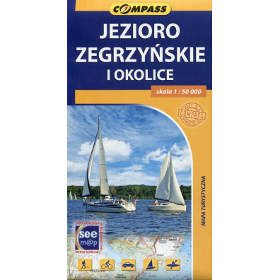 Mapa turystyczna Jezioro Zegrzyńskie i okolice 1:50 000